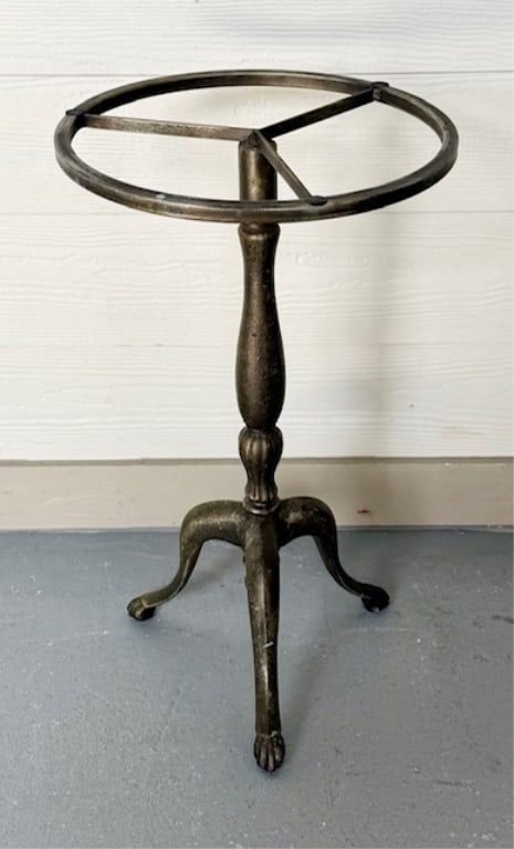 Marble Top Iron Side Table - 6