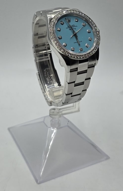 Rolex Air King 34mm Custom Diamond Watch (1 of 9)