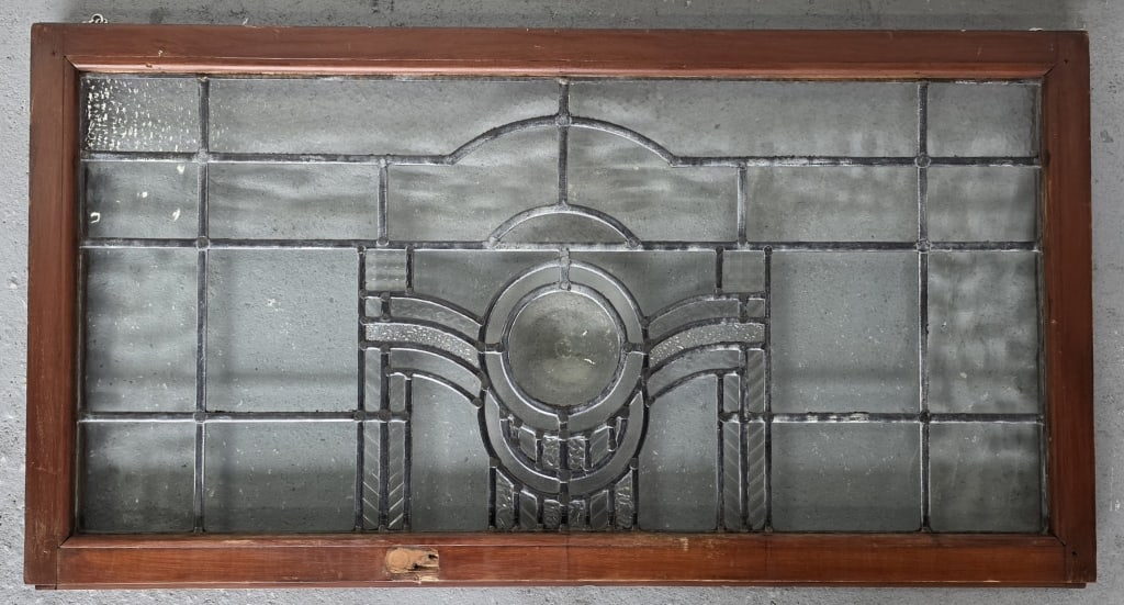 Antique Leaded Glass Transom Window (1 of 6)