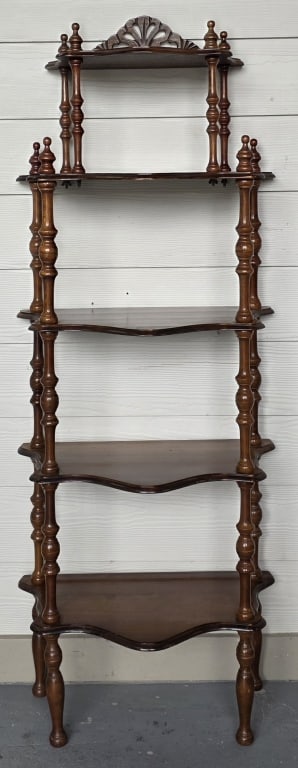 Victorian Style Carved 5 Tier Etagere (1 of 5)