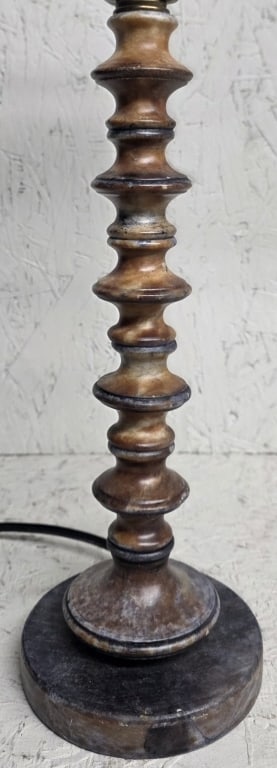 MCM Stacked Spindle Table Lamp - 4