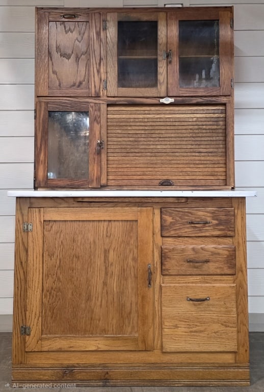 Vintage Hoosier Manufacturing Co. Hoosier Cabinet (1 of 8)