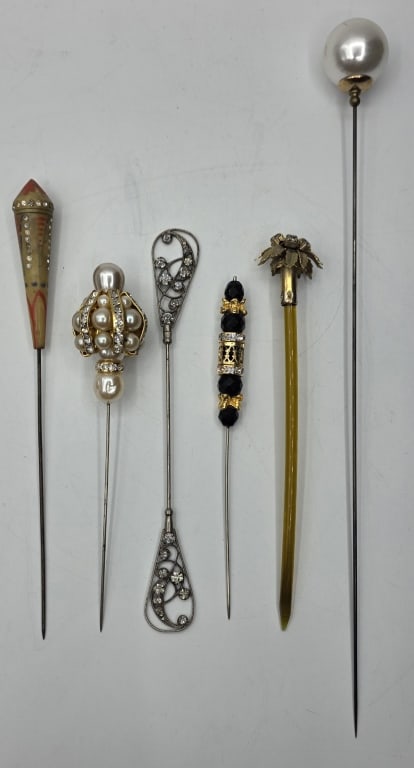 Collection of Assorted Vintage Hatpins (1 of 8)