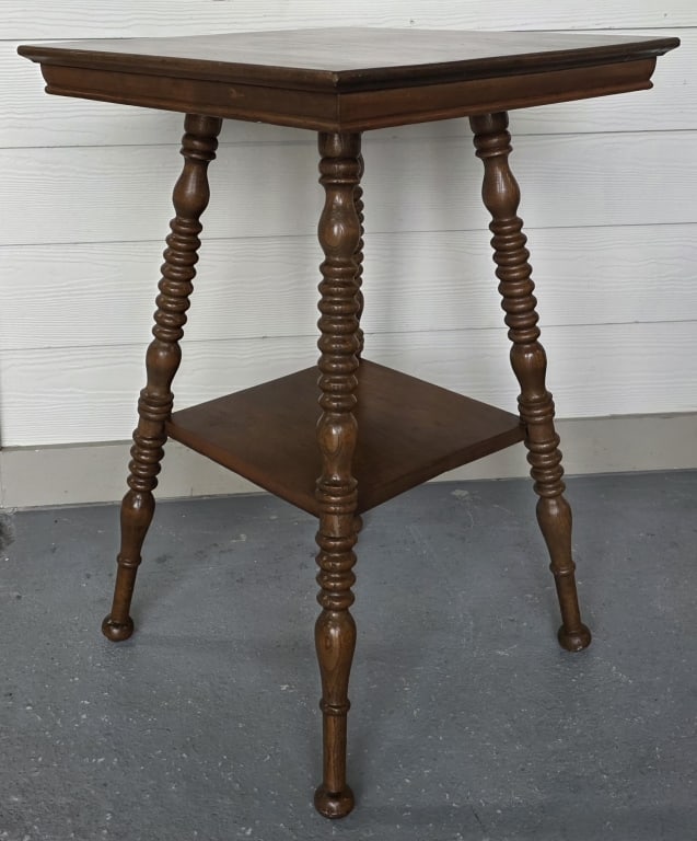 Antique Square Parlor Table (1 of 6)