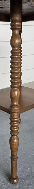 Antique Square Parlor Table - 5