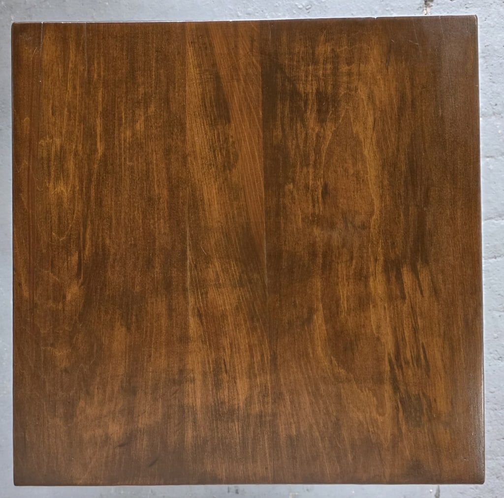Antique Square Parlor Table - 6