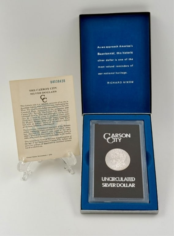 1884 Carson City Morgan Silver Dollar (1 of 10)