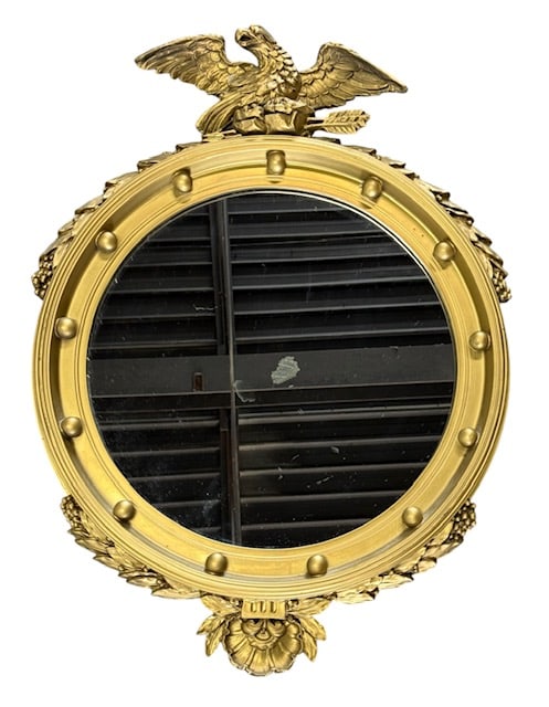 Vintage American Federal Style Giltwood Mirror (1 of 11)