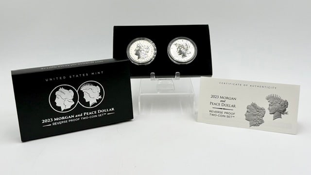 2023 Morgan & Peace Dollar 2 Coin Silver Proof Set (1 of 16)
