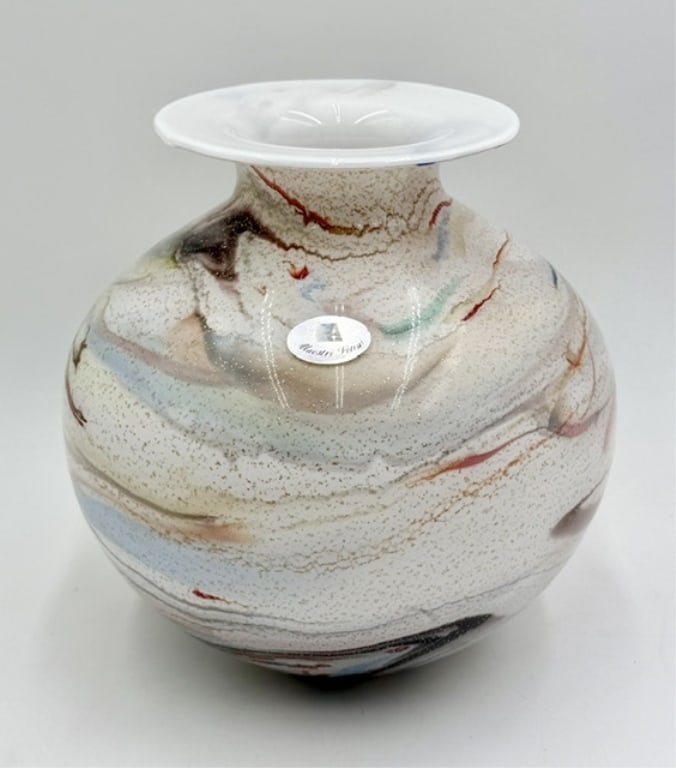 Vintage Maestri Vetrai Hand Blown Art Glass Vase (1 of 14)