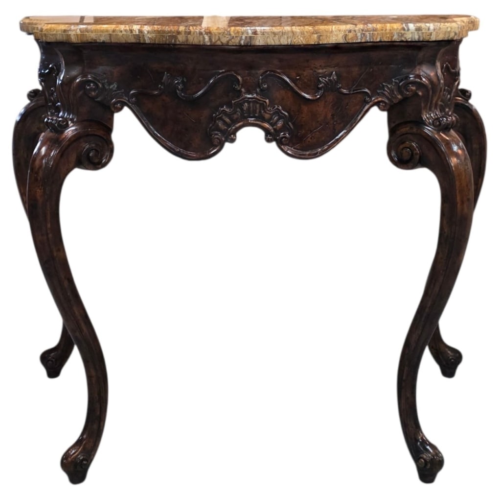 Theodore Alexander Italian Marble Top Console (1 of 7)