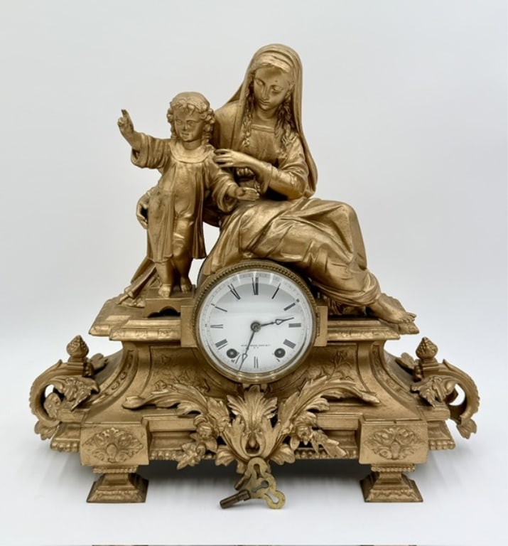 Seth Thomas Sons & Co. "Madonna and Child" Clock (1 of 18)