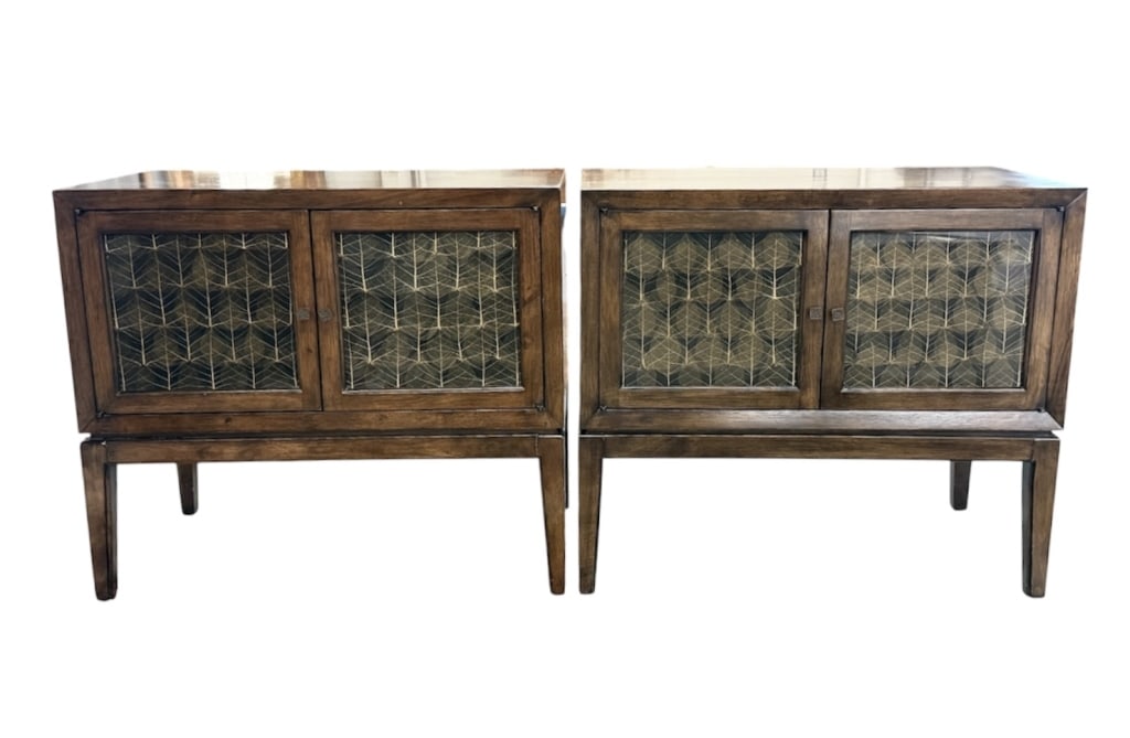 Pair of Contemporary Accent Cabinets (1 of 10)