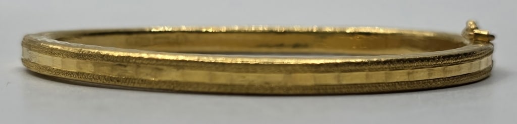 24k Bangle Bracelet - 15.37g - 4
