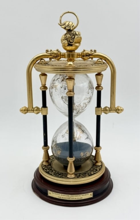 Franklin Mint National Maritime Society Hourglass (1 of 15)