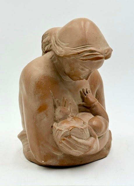 Vtg. "Mother and Child" Albert W. Wein Sculpture (1 of 14)