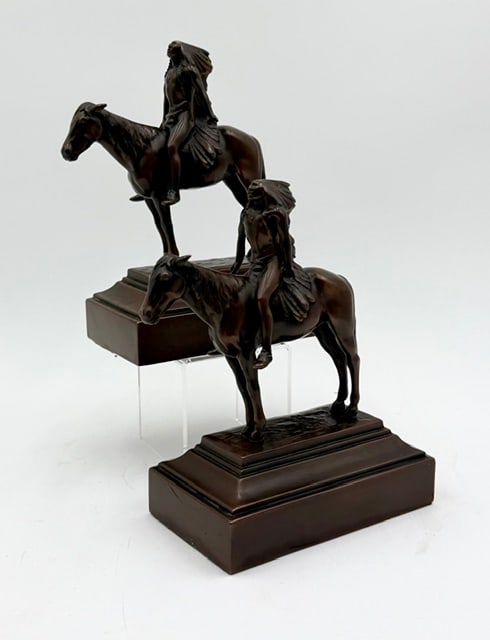 "The Appeal to the Great Spirit" Bronze Bookends (1 of 15)