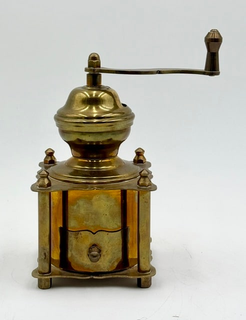 Antique Brass Coffee Grinder (1 of 12)