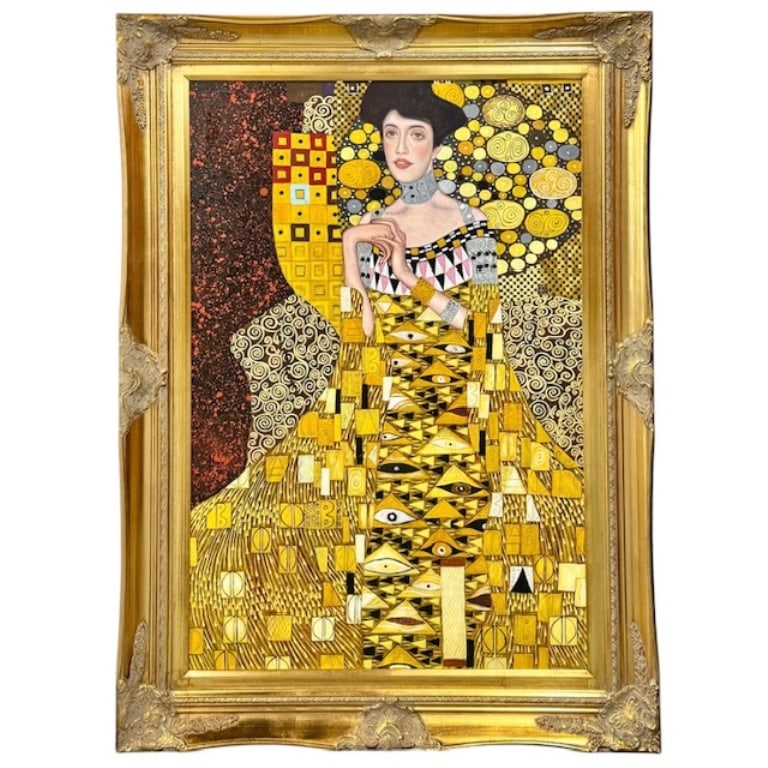 Framed G. Klimt "Portrait of Adele Bloch-Bauer I" (1 of 4)