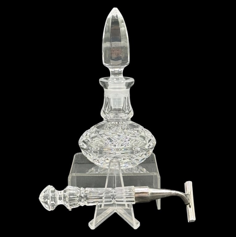 2pc Waterford Crystal Perfume Bottle & Shaver (1 of 17)