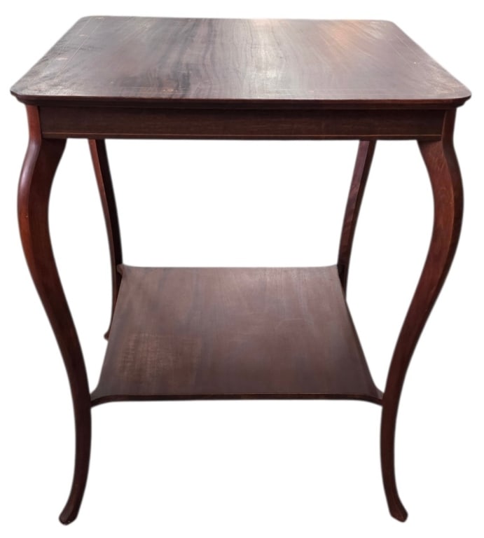 Vintage French Provincial Inlaid End Table (1 of 7)