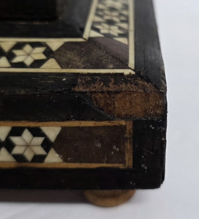Vintage Middle Easter Micro Mosaic Cigarette Box - 5