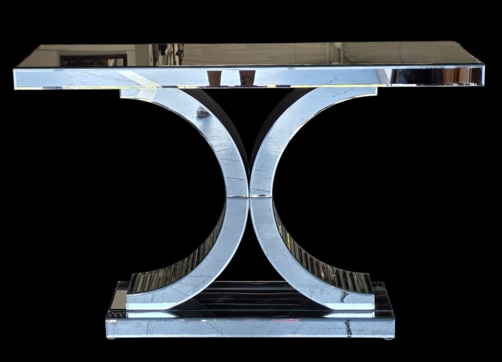 Art Deco Mirrored Console Table (1 of 6)