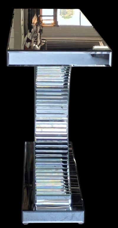 Art Deco Mirrored Console Table - 5