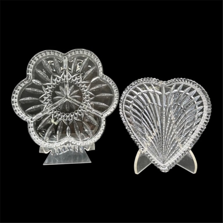 Pair Beautiful Waterford Crystal Serving Dishes (1 of 12)