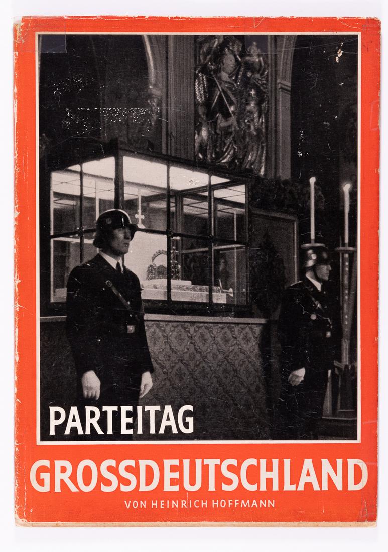 1938 PARTEITAG GROSSDEUTSCHLAND BY HEINRICH HOFFMANN: 1938 PARTEITAG GROSSDEUTSCHLAND BY HEINRICH HOFFMANNWWII German propaganda publication about the 1938 'Parteitag Grossdeutschland' produced by Prof. Heinrich Hoffmann, Hitler's personal photographer a