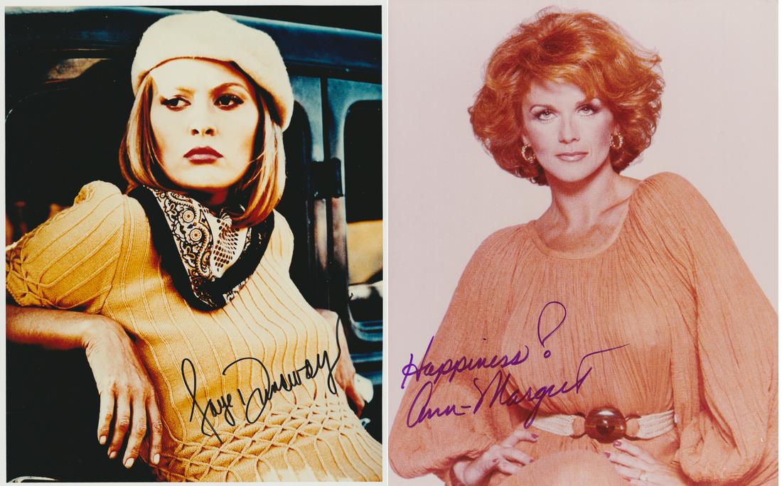 FAYE DUNAWAY & ANN-MARGRET: FAYE DUNAWAY & ANN-MARGRET FAYE DUNAWAY (b. 1941) American actress. Best known for her portrayal of outlaw Bonnie Parker in 'Bonnie and Clyde', for which she received her first Academy Award nominatio