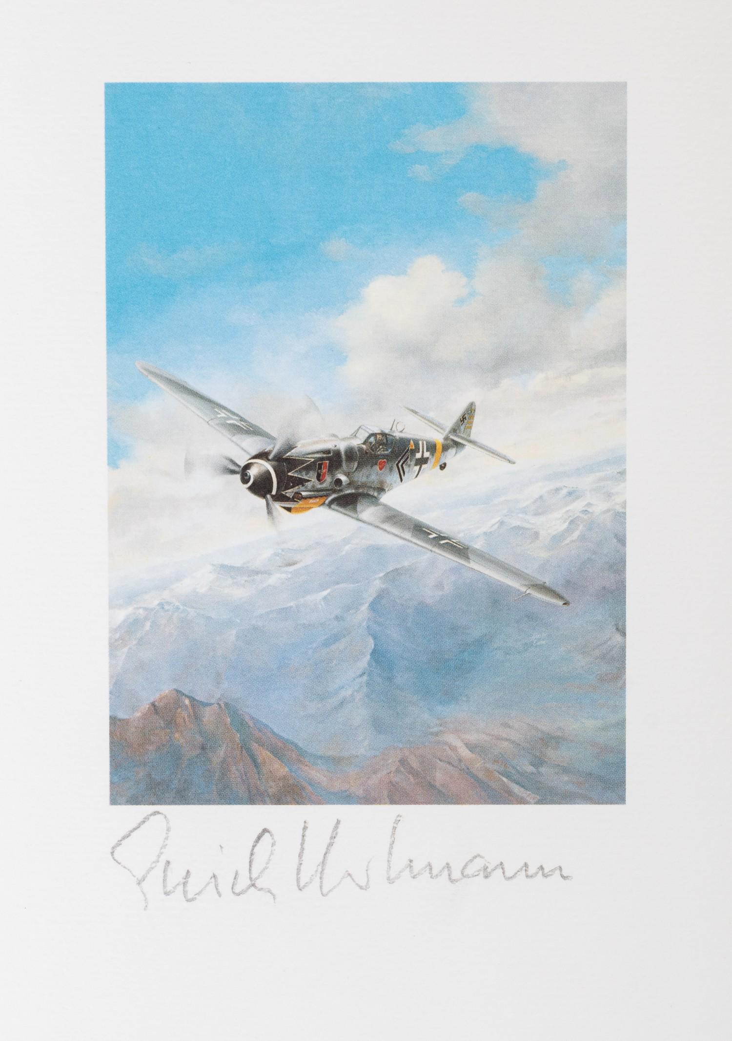 ERICH HARTMANN SIGNED BOOK: (1922-1933) German fighter pilot during WWII and the most successful fighter ace. Signed copy of his biography 'The Blond Knight of Germany: A Biography of...Erich Hartmann', by Raymond F. Toliver and