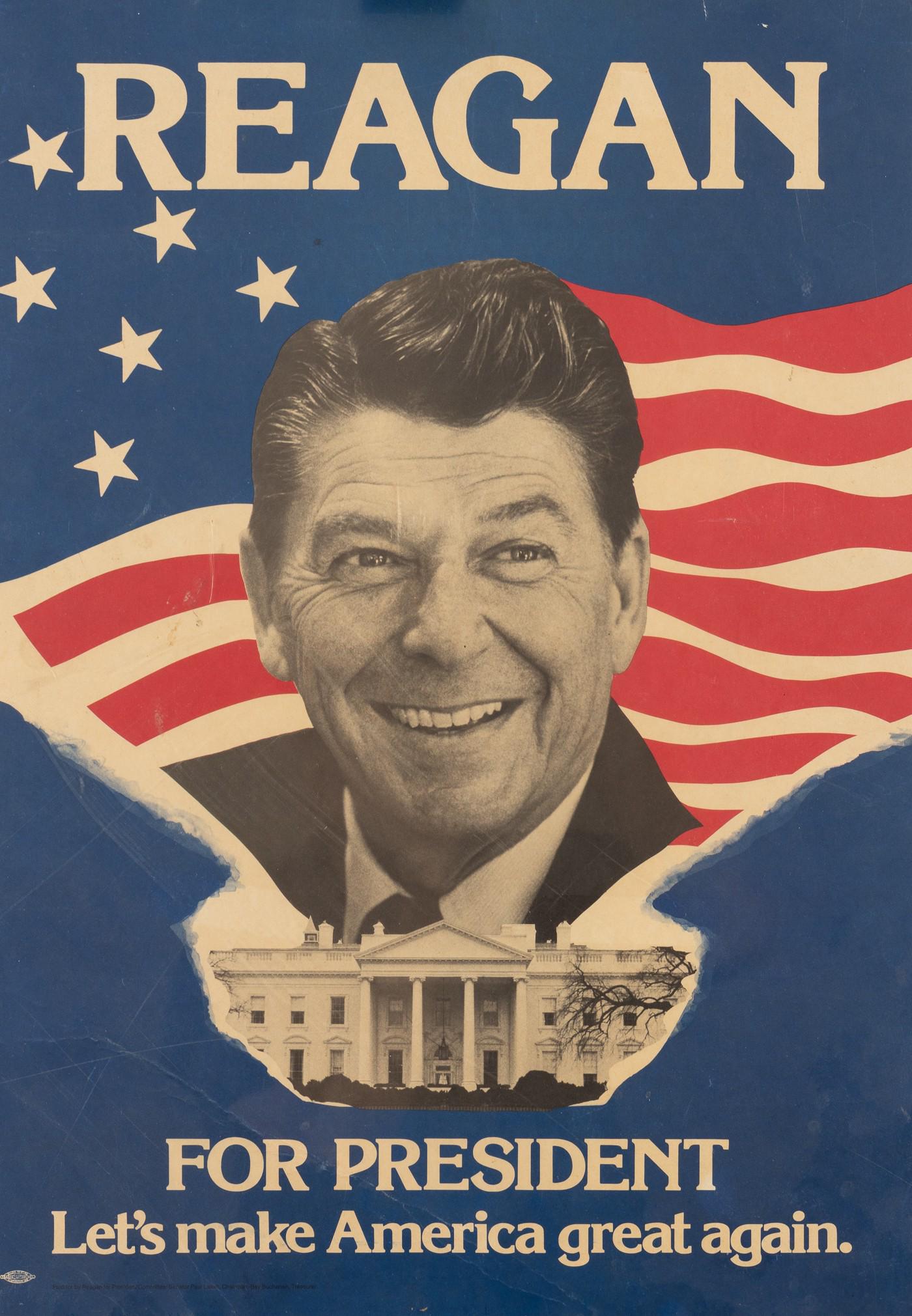 RONALD REAGAN LETS MAKE AMERICA GREAT AGAIN POSTER (1 of 2)