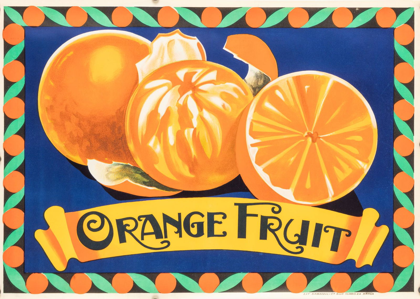 ORANGE FRUIT POSTER (1 of 2)
