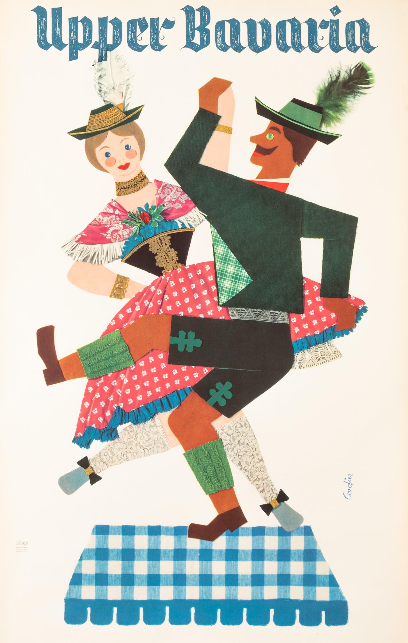 UPPER BAVARIA GERMAN TRAVEL POSTER (1 of 1)