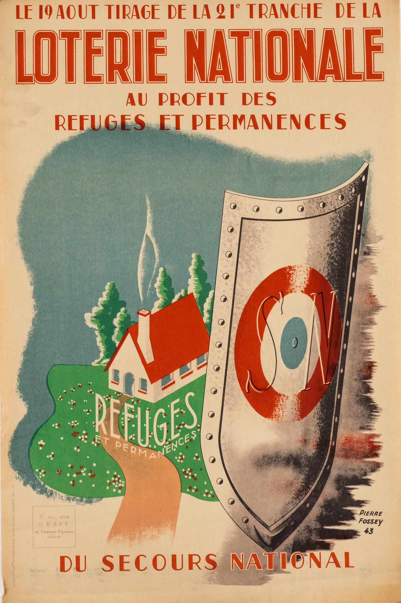 SIX POSTERS FRENCH LOTERIE NATIONALE (6) (1 of 6)