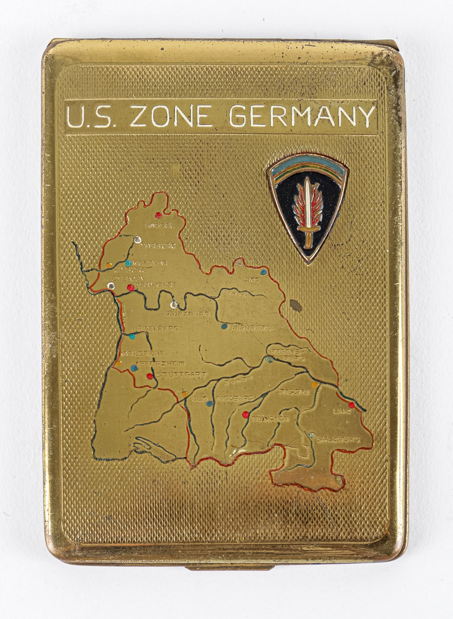 Us Occupation Zone Germany Cigarette Case