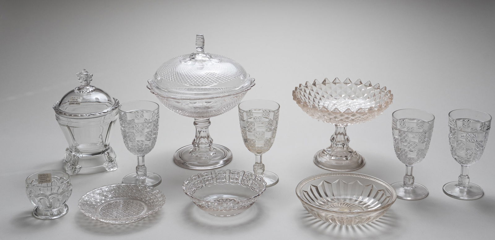 11 EAPG COMPOTES BOWLS AND GOBLETS (1 of 4)