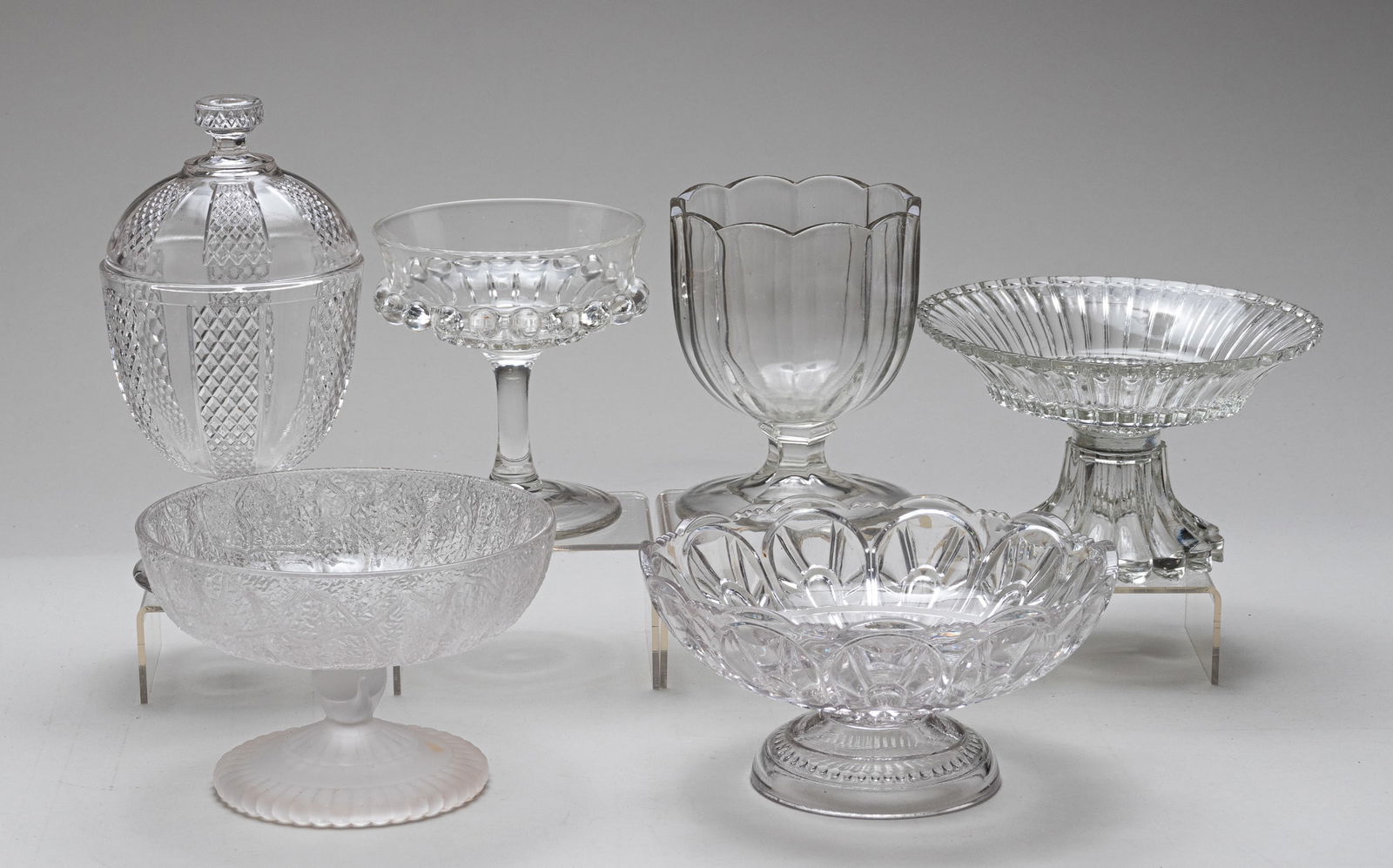 9 EAPG PLATES AND BOWLS (1 of 2)