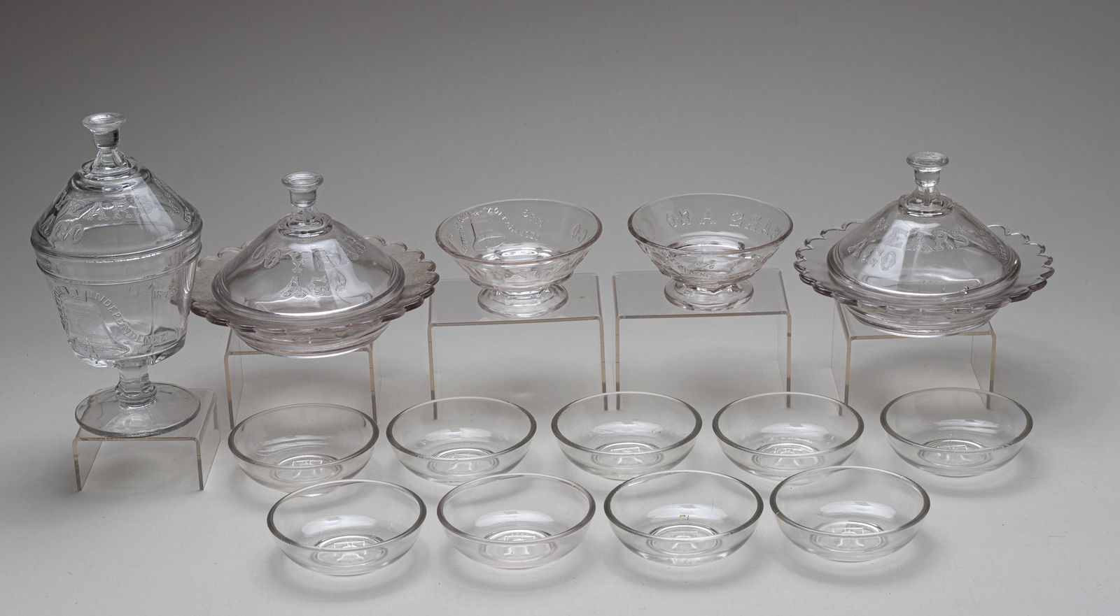 14 EAPG LIBERTY BELL DISHES (1 of 1)