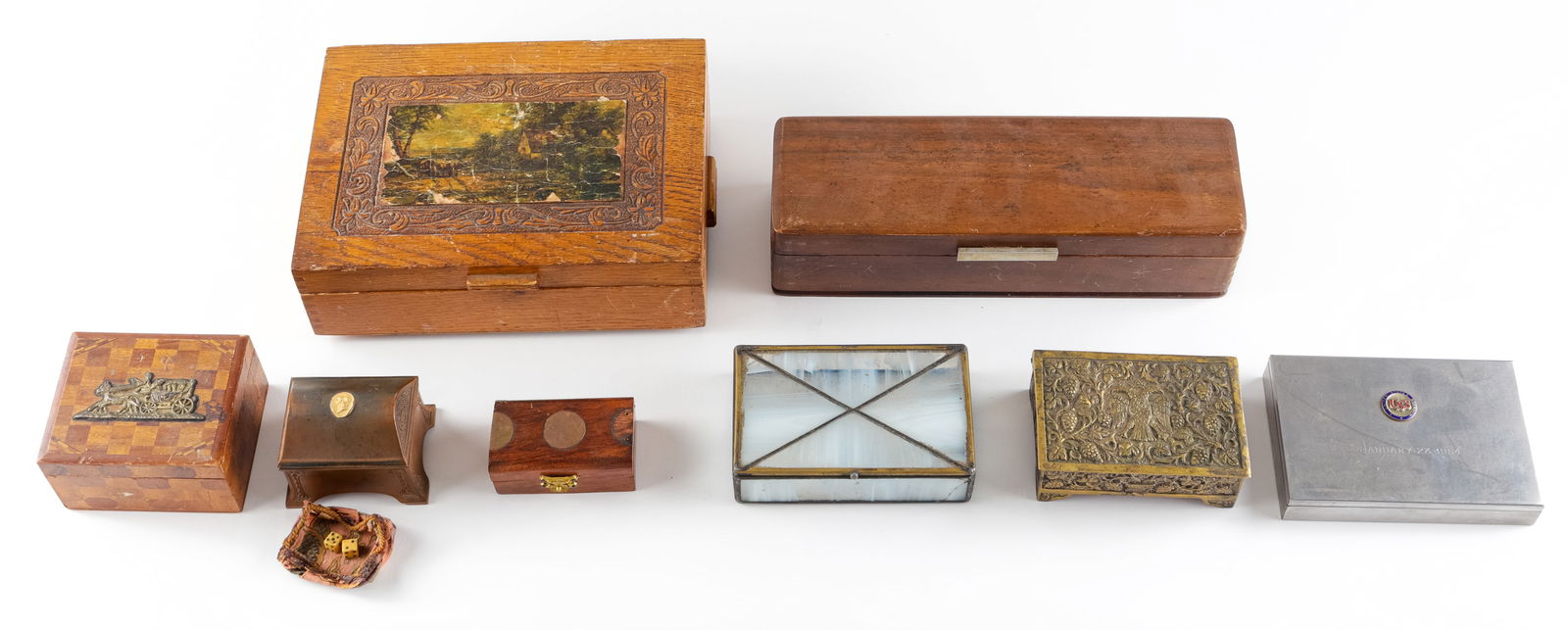 8 VINTAGE BOXES (1 of 1)