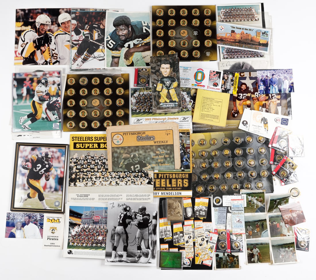 PITTSBURGH SPORTS MEMORABILIA COLLECTION (1 of 3)