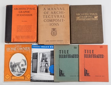 7 1930S AMERICAN ARCHITECTURE BOOKS