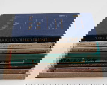 8 INTERIOR DESIGN AND DISPLAY BOOKS