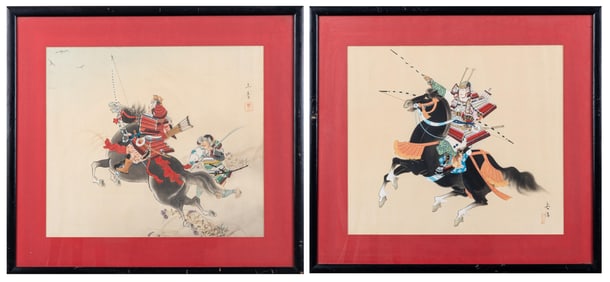 JAPANESE SAMURAI PAINTING