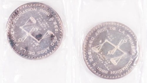 CASA DE LA MONEDA SILVER MEXICAN COINS (2)