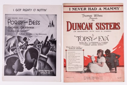 BLACK AMERICANA SHEET MUSIC (2)