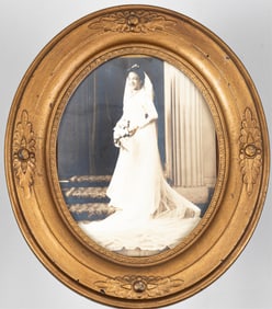 VINTAGE BLACK AMERICAN BRIDE PHOTOGRAPH