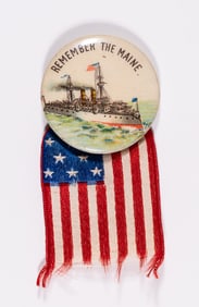 REMEMBER THE MAINE BUTTON