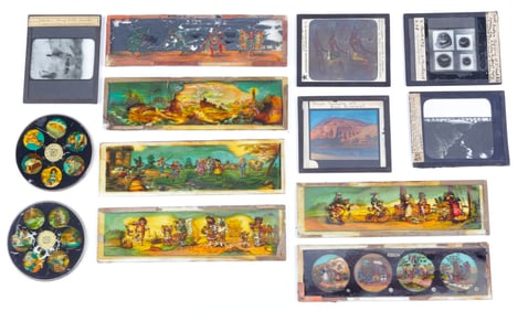13 ARTISTIC GLASS SLIDES